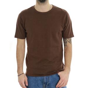 T-SHIRT FIAMMATA MARRONE